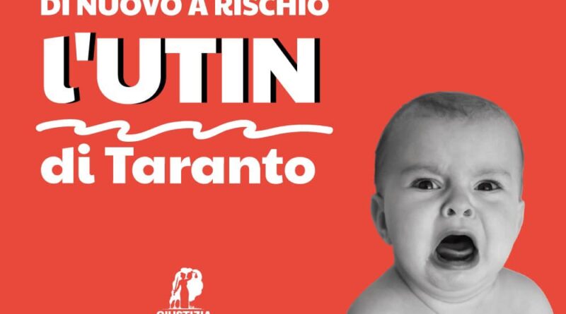 La storia si ripete: di nuovo a rischio l’UTIN di Taranto